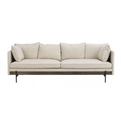 RO Shelton 3-Seater Sofa Beige/Black